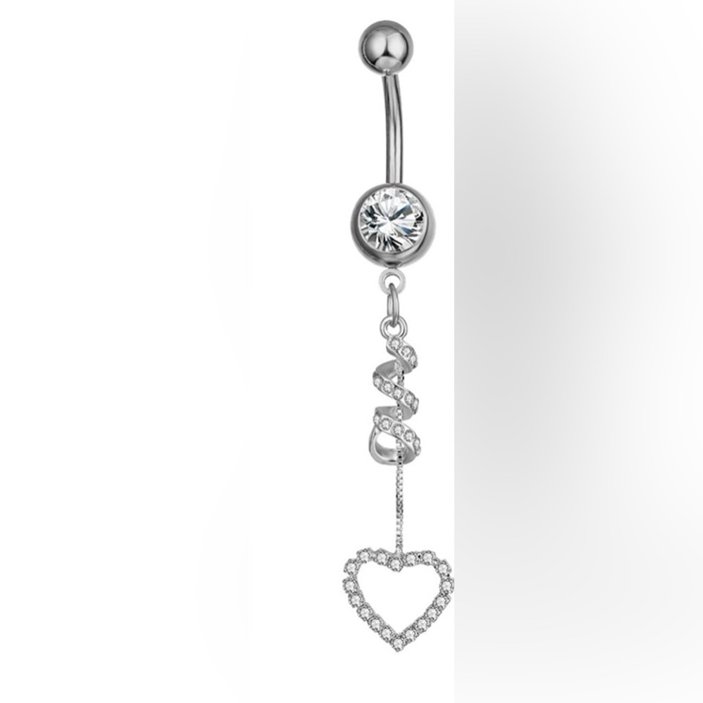 14g Stainless Steel Belly Button Ring (woman’s) new